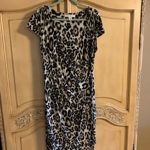 Animal print dress size 16